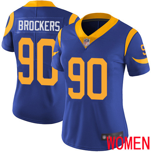 Los Angeles Rams Limited Royal Blue Women Michael Brockers Alternate Jersey NFL Football 90 Vapor Untouchable